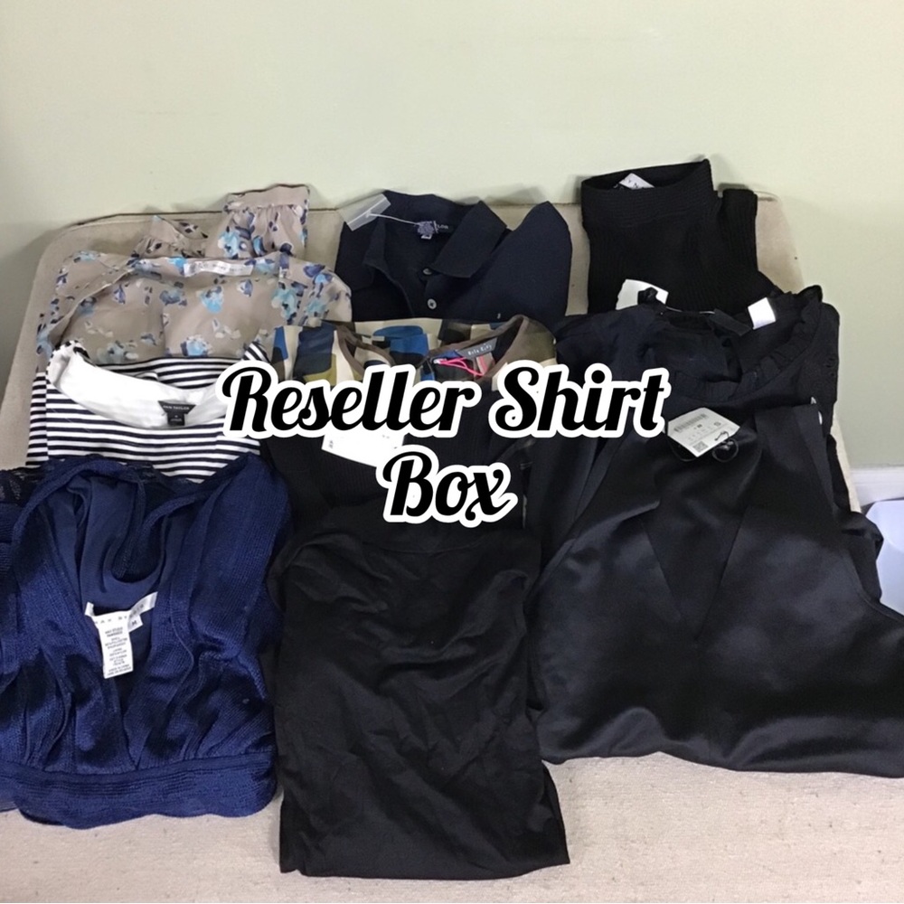 Women Shirt Resell Box Various sizes  10 pieces NWT- EUC Sizes Small to …
